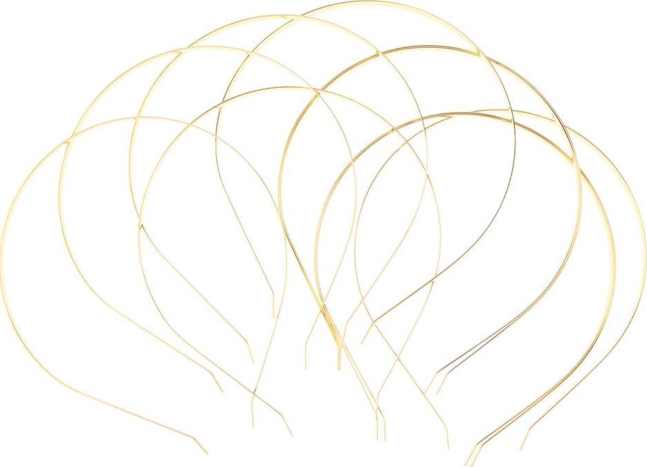 Set 10 Gọng Băng Đô Kim Loại Trơn DIY Tiện Lợi