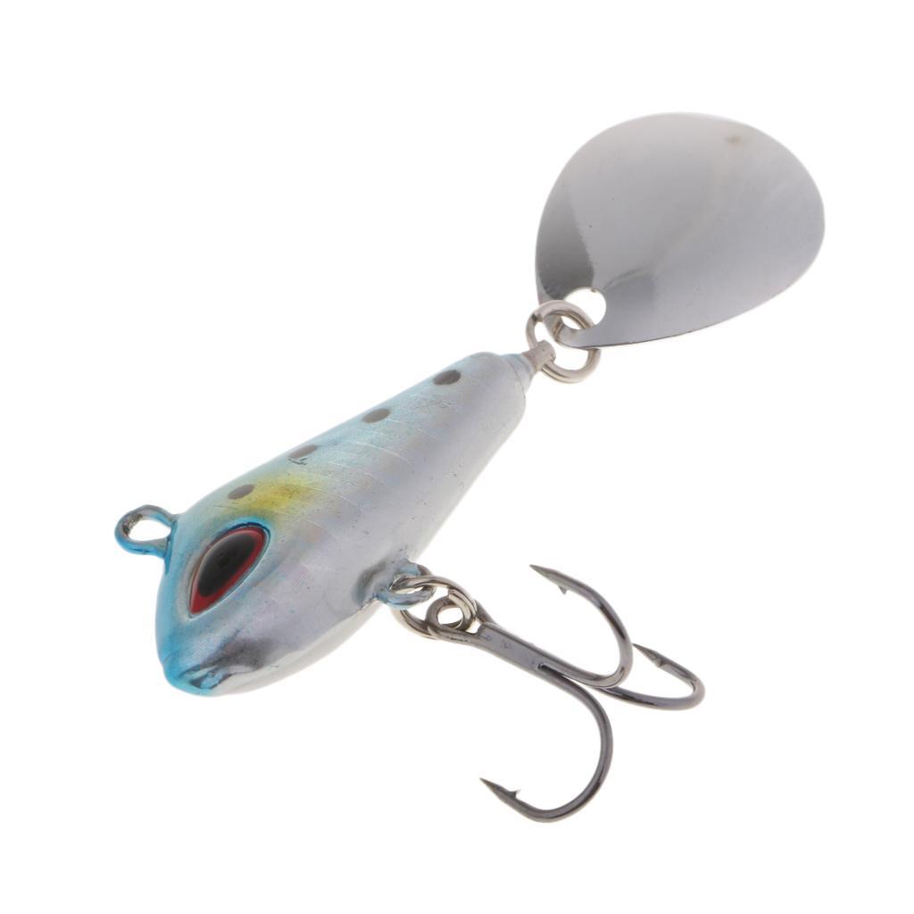 2 Pieces Artificial Metal Hard Sequins Sea Fishing Spoon Lures