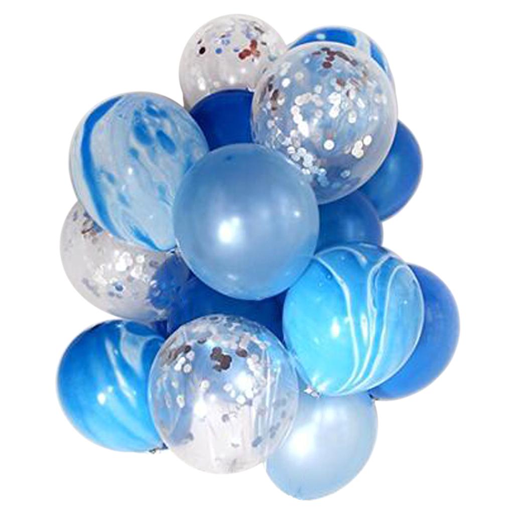20 Bộ Set Agate Confetti Balloon Balloon Set Cho Tiệc Cưới 12 "