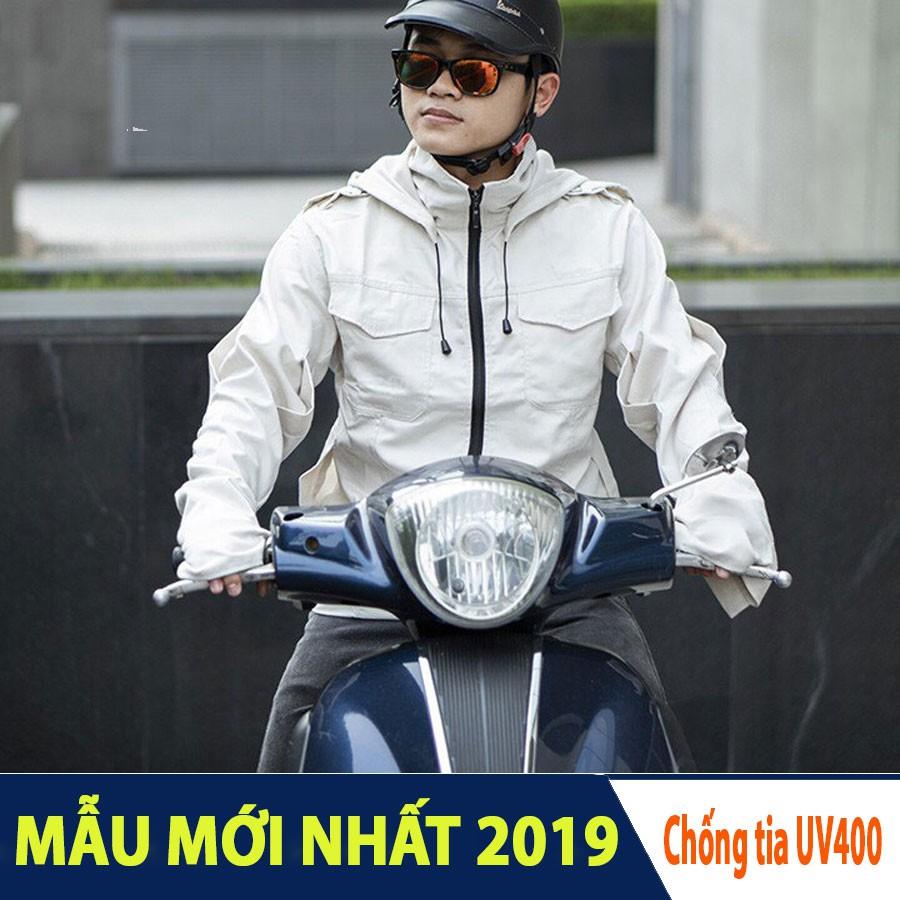 ÁO CHỐNG NẮNG NAM MẪU MỚI NHẤT CÓ THOÁNG KHÍ SAU LƯNG, TÚI BÊN TRONG, CHẤT KAKI CỰC MÁT