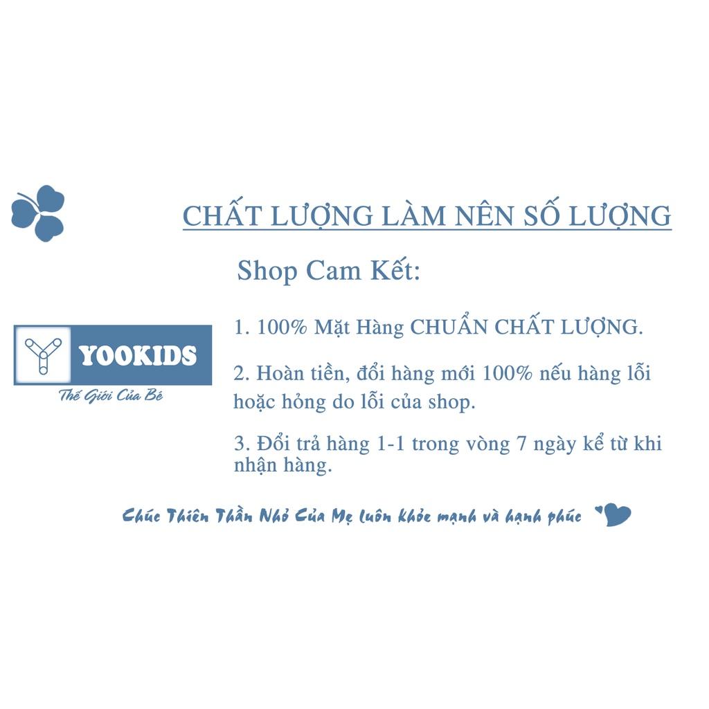 Áo khoác cho bé YOOKIDS tai thỏ 2 lớp lót lông cừu , Áo khoác bé gái bé trai size 1 2 3 4 5 tuổi