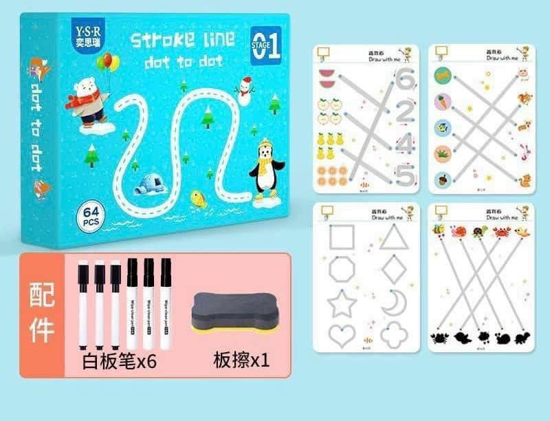 Học liệu bóc dán montessori Beezi Book - Lalala Baby cho bé 10 chủ đề kèm từ vựng Tiếng Anh