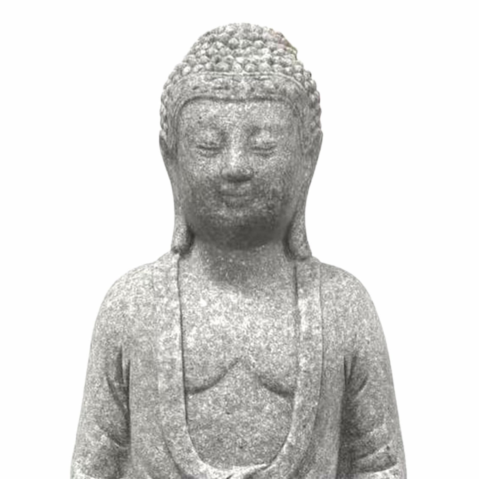 Buddha Statue Buddha Sculpture Collectible Figurine Miniature Sitting Buddha Statue Tea Pet Ornament for Living Room Hotel Tabletop
