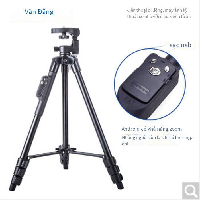 Giao hàng nhanh Yunteng 5208 điện thoại di động điều khiển từ xa bluetooth chân máy di động chân đế Micro SLR camera selfie hiện vật giá đỡ