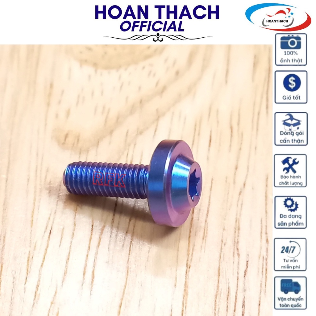 Ốc Titan Gr5 Đầu Dù 5L15 Tím Dùng cho nhiều dòng xe SP010344 (giá 1 con)