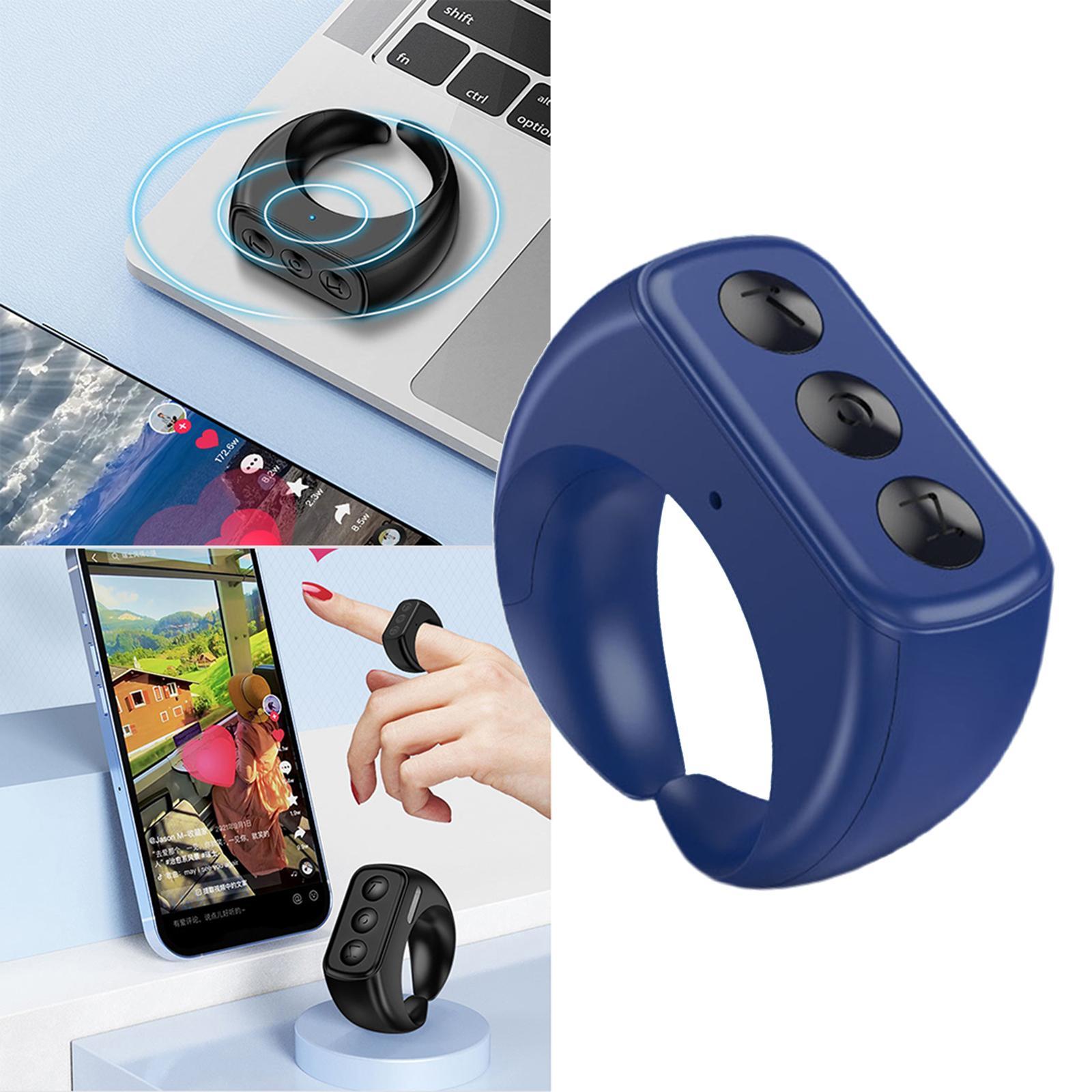 Cellphone Remote Shutter Bluetooth 4.2 Selfie Button Clicker for Android Cell Phone