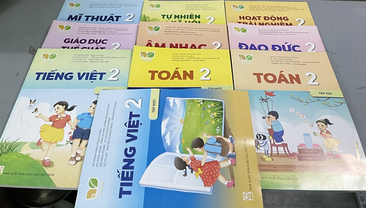 Bộ sách giáo khoa Lớp 2- Kết Nối Tri Thức Với Cuộc Sống (10 quyển- Kèm bìa nilong bao sách)