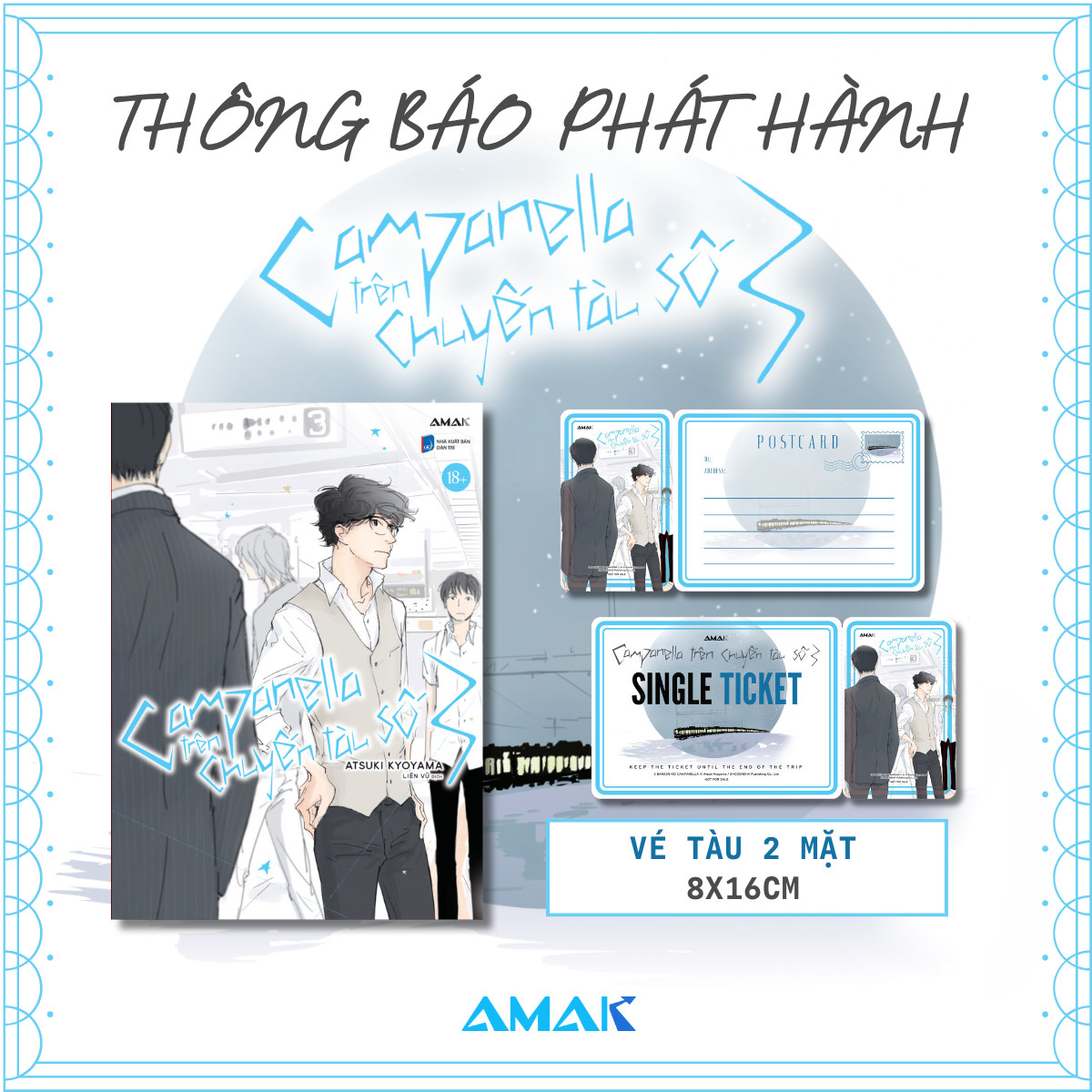 [Manga] [BL] Campanella Trên Chuyến Tàu Số 3 - Amakbooks