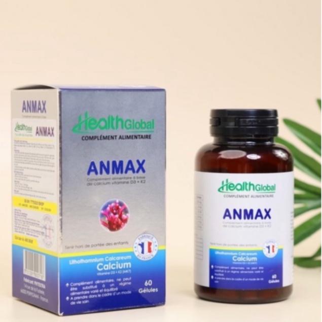 Viên Canxi hữu cơ dạng viên-Anmax Global - 5s -Giúp xương chắc khỏe, giúp phục hồi xương gãy, giảm đau lưng.