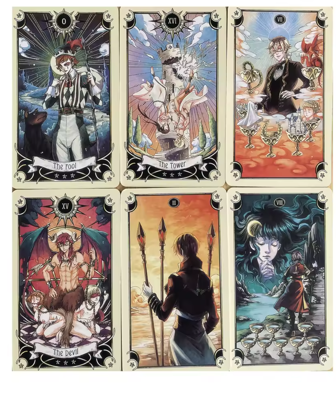 Bộ bài Mystical Manga ta rot