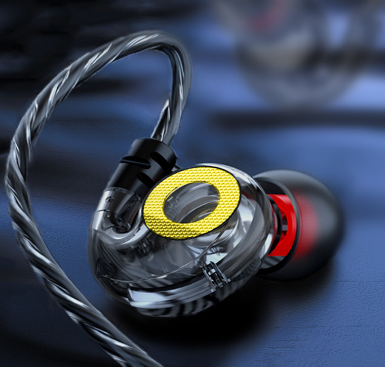 Tai Nghe Nhét Tai T05 BASS khủng Driver Dynamic 14mm nghe nhạc edm, remix cho âm thanh hay tương thích với các thiết bị, kiểu dáng in ear chiến game cực tốt - Hàng chính hãng