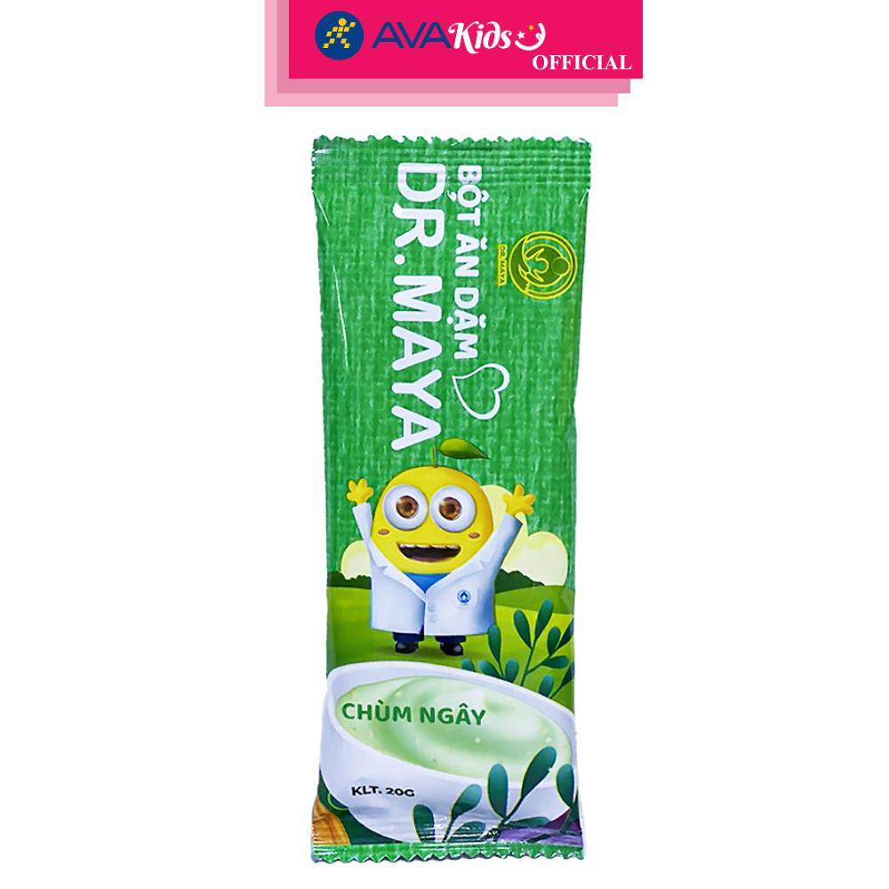 Bột ăn dặm Dr.Maya chùm ngây, khoai lang, bí đỏ hộp 120g (từ 5 tháng) - Hàng Chính Hãng