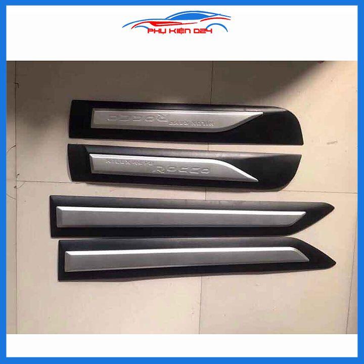 Bộ ốp nẹp sườn Hilux Revo bản to trang trí làm đẹp xe
