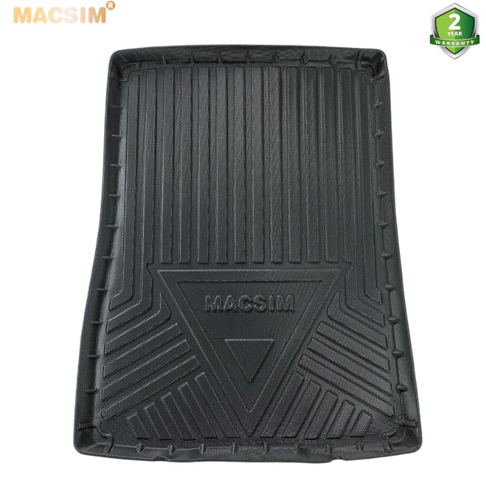 Thảm lót cốp xe ô tô qd BMW 7 Series 2016-2021 nhãn hiệu Macsim chất liệu TPV cao cấp màu đen