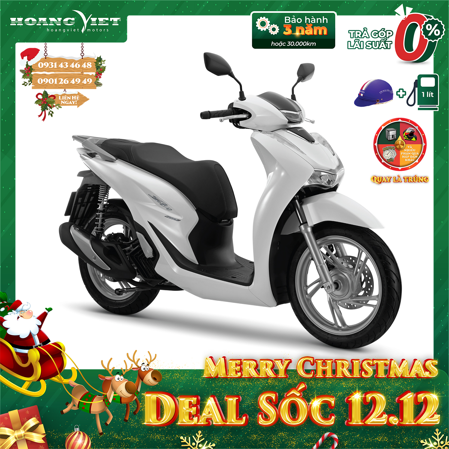 Xe Máy Honda SH 160i 2024 - Phiên Bản Tiêu Chuẩn
