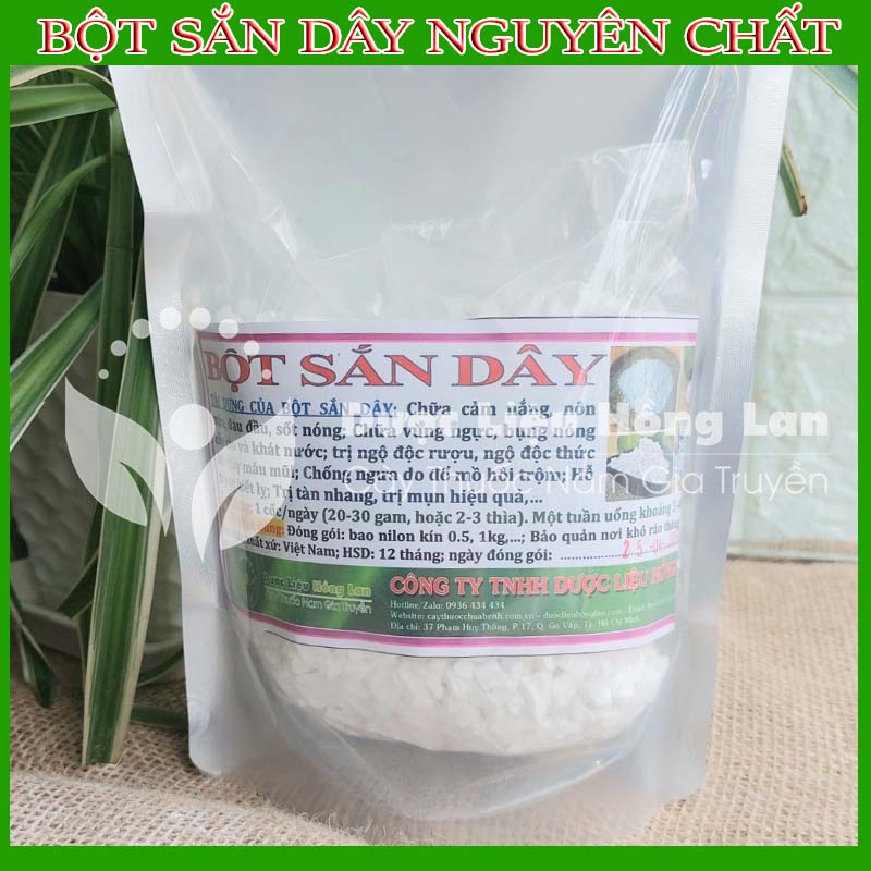 500g Bột Sắn Dây nguyên chất 100% - Hàng Chuẩn Công Ty