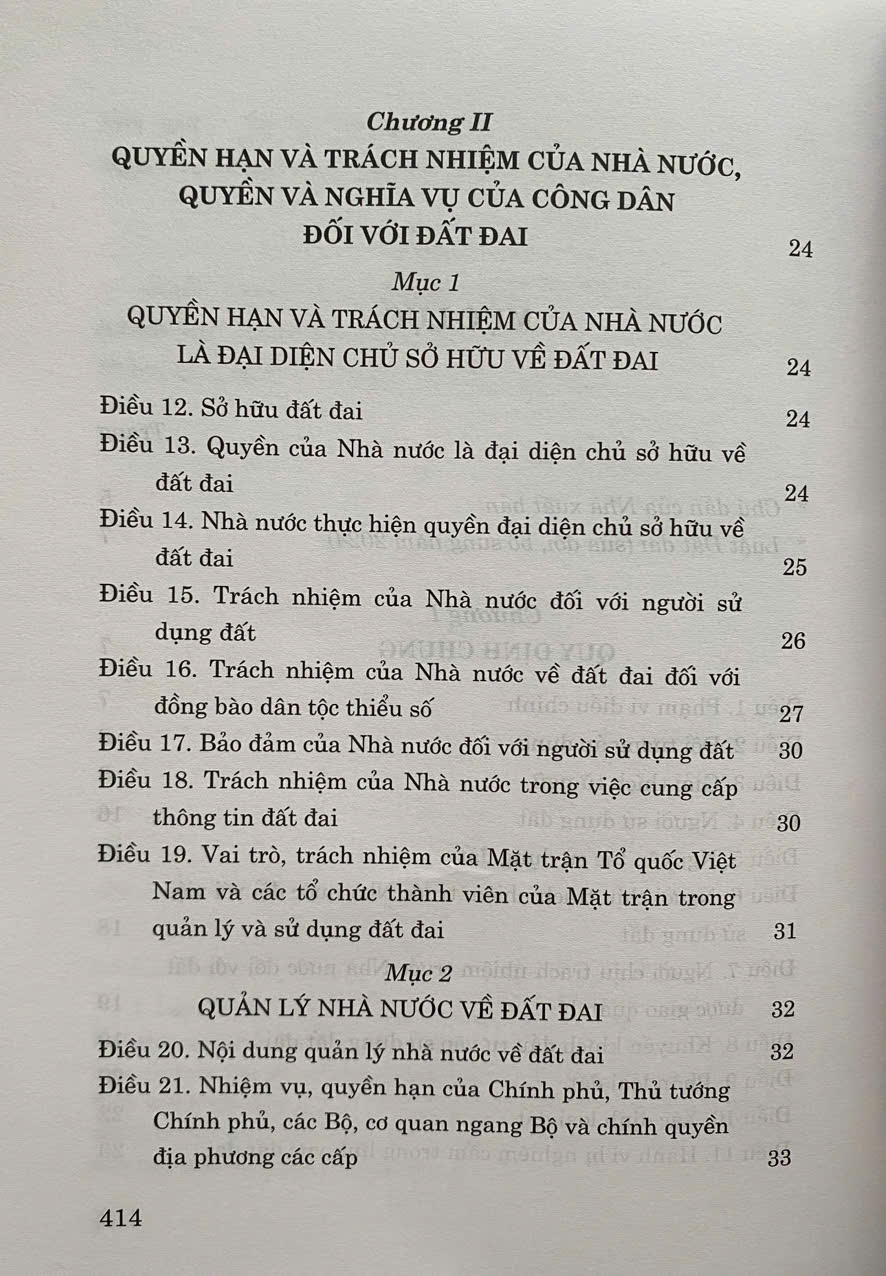 Luật Đất Đai ( Sửa đổi, bổ sung năm 2024)