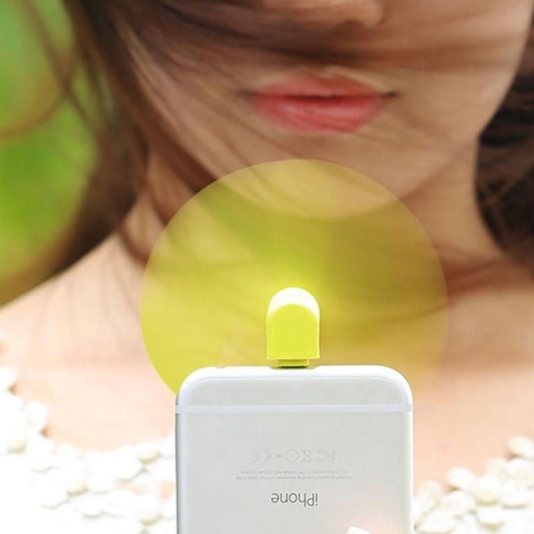 Quạt USB - Quạt Mini Gắn Điện Thoại Android/ Iphone Siêu Mát DUASHOP.