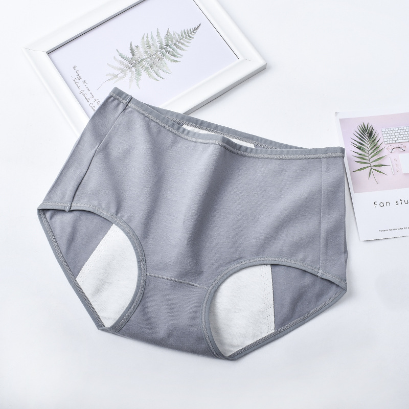 Quần Lót Chống Tràn Nguyệt San Trơn Cotton Thoáng Khí Cạp Vừa P471