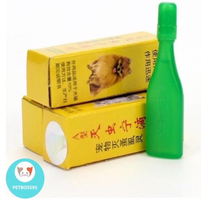 Chai thuốc trị ve rận cho thú cưng chó mèo 2.5ml