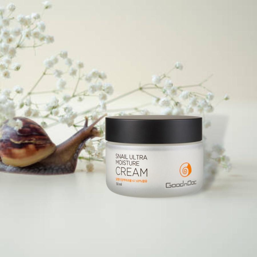 Kem Dưỡng Chống Lão Hoá Da Ốc Sên Snail Ultra Moisture Cream GoodnDoc 50ml