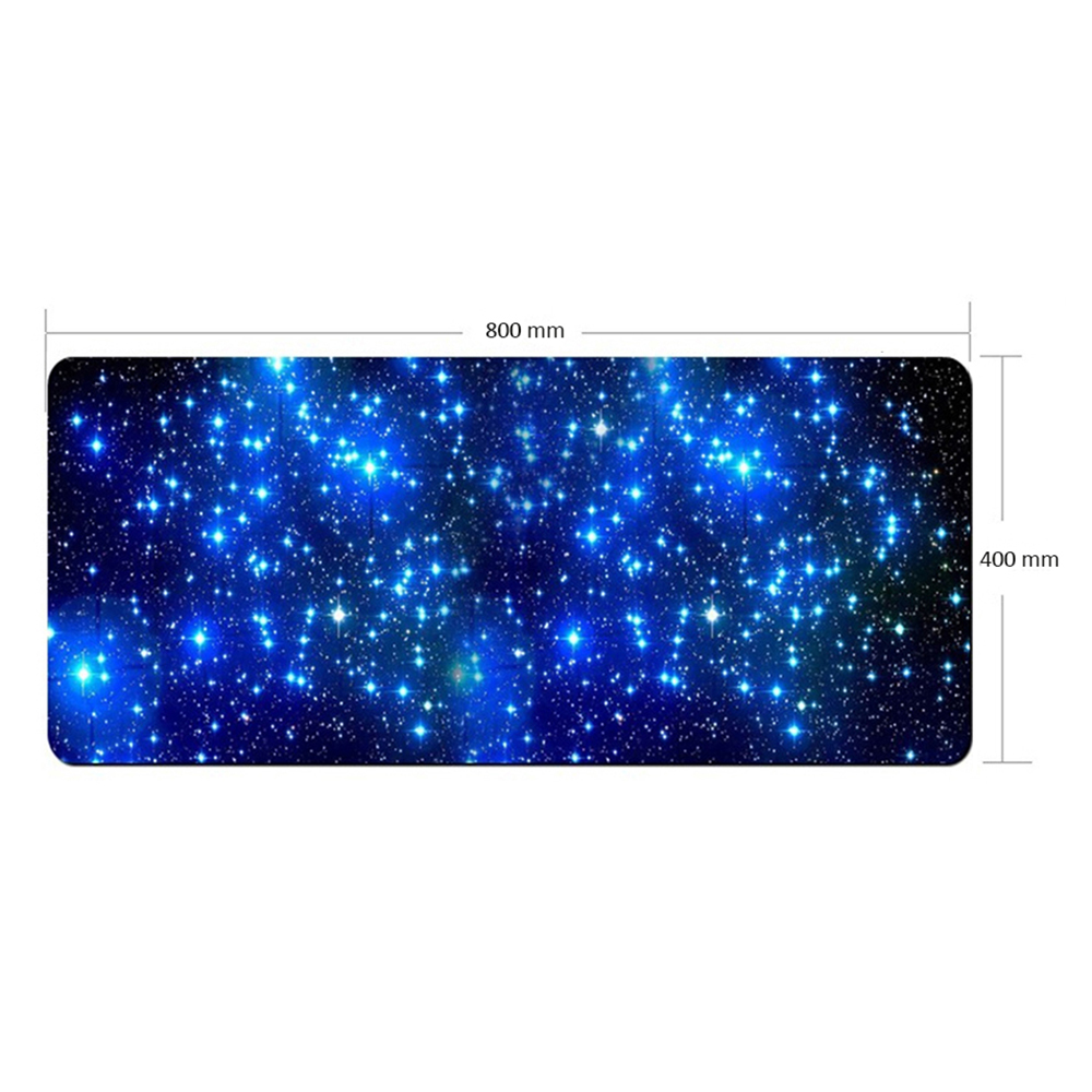 Tấm Lót Chuột Starry Sky Khóa Cạnh Chống Trượt Cho PC Máy Tính Xách Tay Macbook