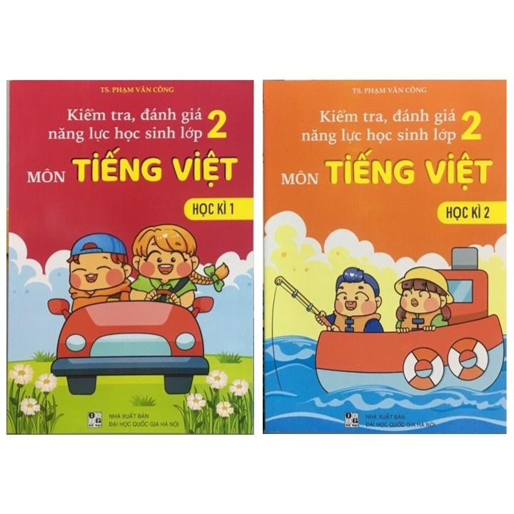 Sách - Combo Kiểm Tra Đánh Giá Năng Lực Học Sinh Lớp 2 Môn Tiếng Việt