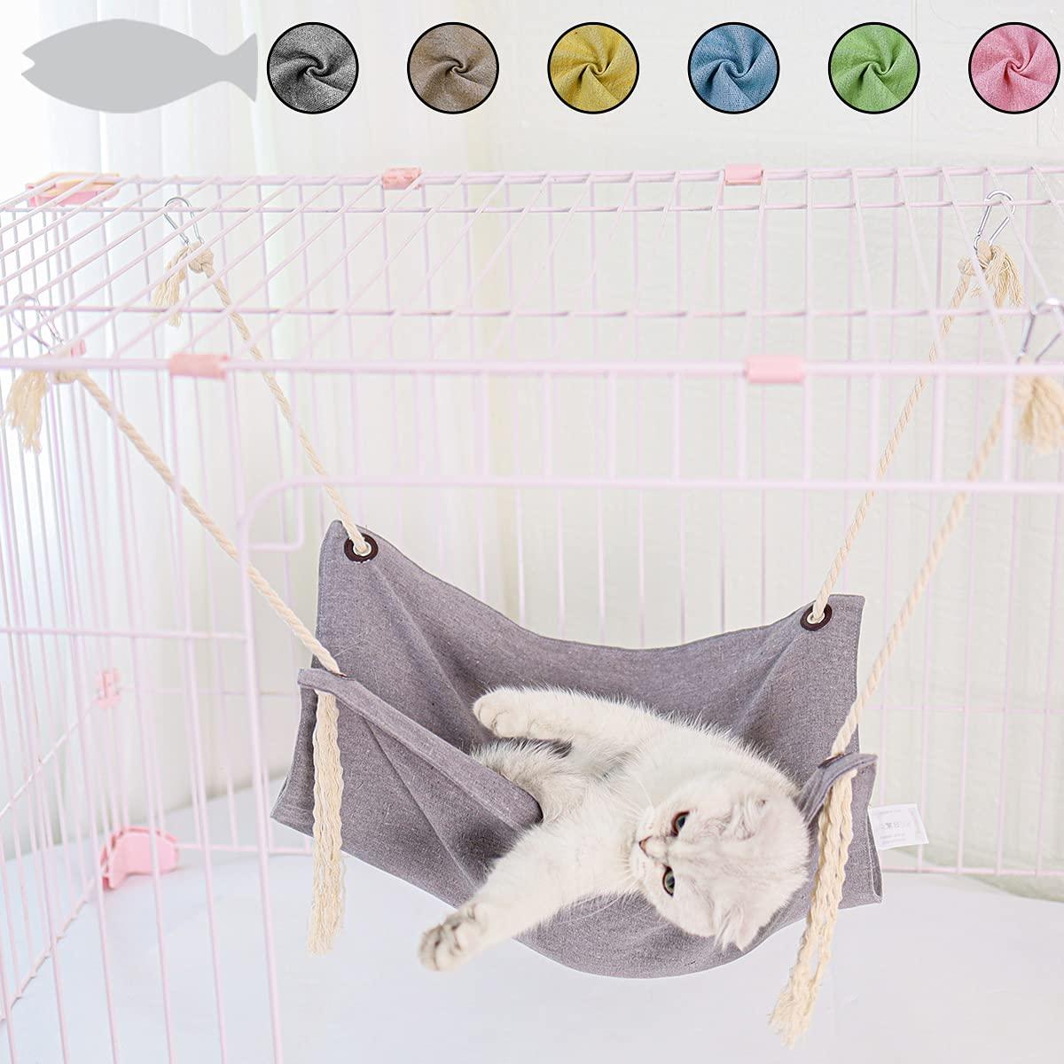Himac lơ lửng mèo vung vẩy trong g nest kitty treo giường halm giường cho con chó nhỏ trong nhà Hamster ferret parrot guinea lợn