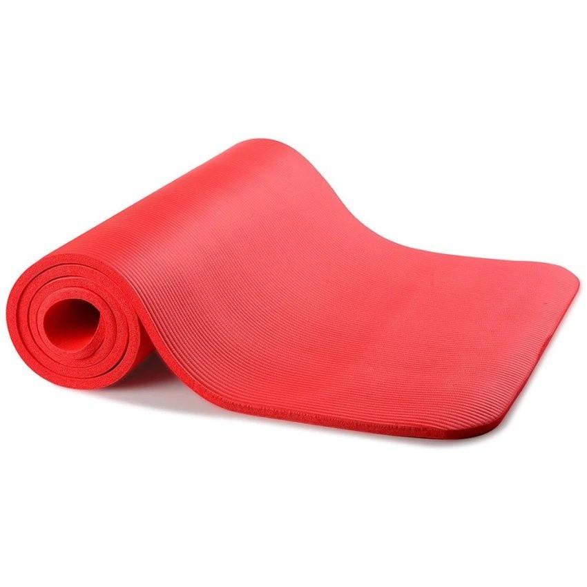 Combo thảm Yoga chống trơn trượt 1 Lớp 10mm bền đẹp + Dụng cụ tập đa năng cho vòng eo ngỏ gọn