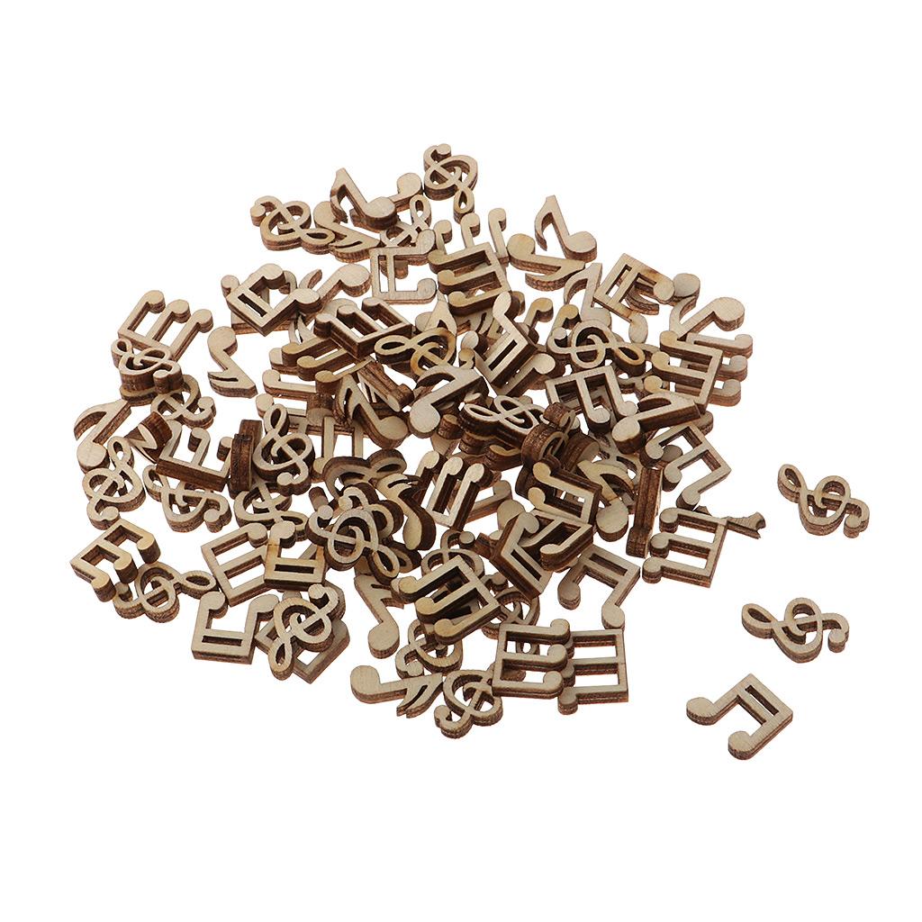 100 Miếng Gỗ Chưa Hoàn Thành Cắt Gỗ DIY DIY Chips
