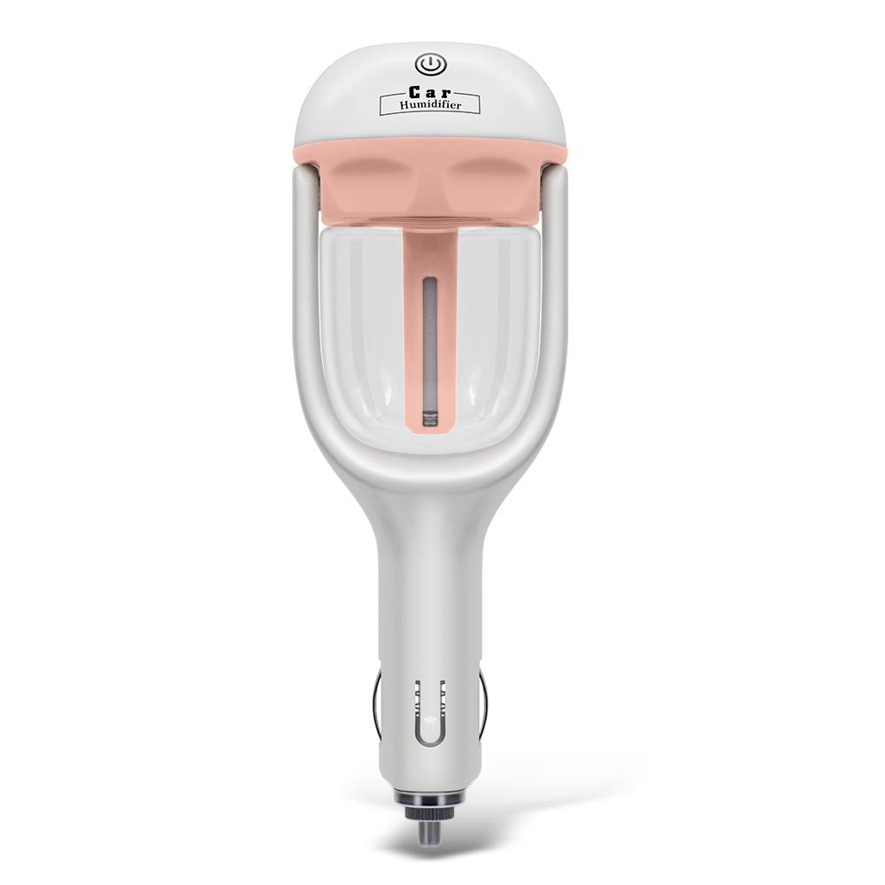 2021 Mới Mini 12V Xe Hơi Nước Tạo Ẩm Không Khí Thơm Khuếch Tán Tinh Dầu Khuếch Tán Tinh Dầu Tạo Ẩm Trên Ô Tô Nhiều Màu Sắc