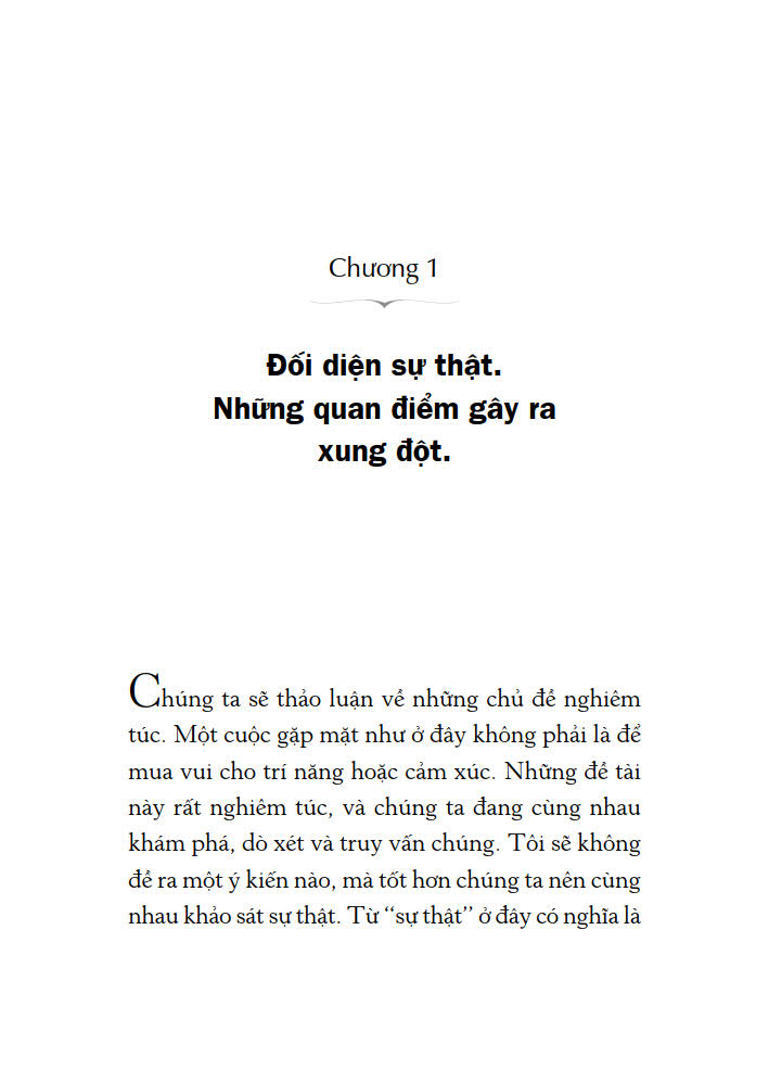 Sách Để Không Còn Xung Đột