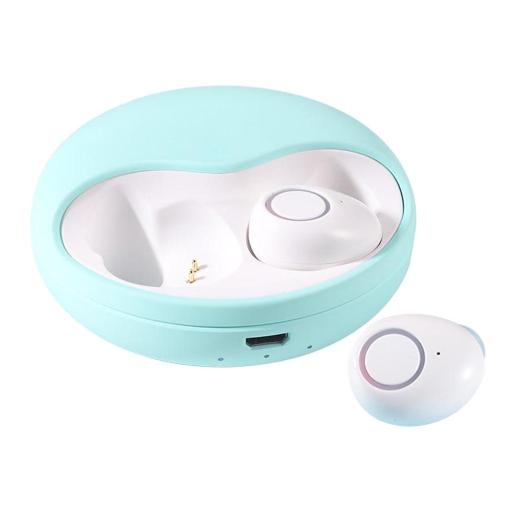 Wireless 5.0 Noise Cancelling Earphones Light Blue