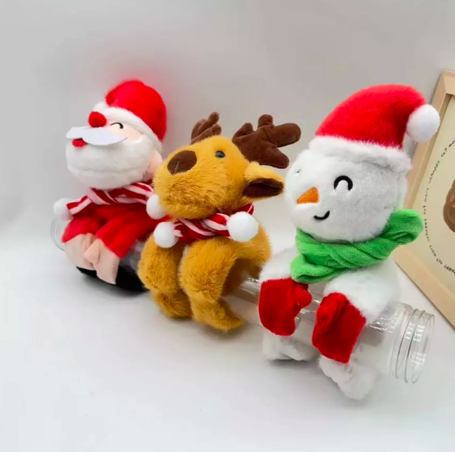  Thú nhồi bông Noel đập tay đáng yêu - Quà tặng gấu bông giáng sinh vui vẻ ôm tay cute - Gối ôm mềm mại cho bé