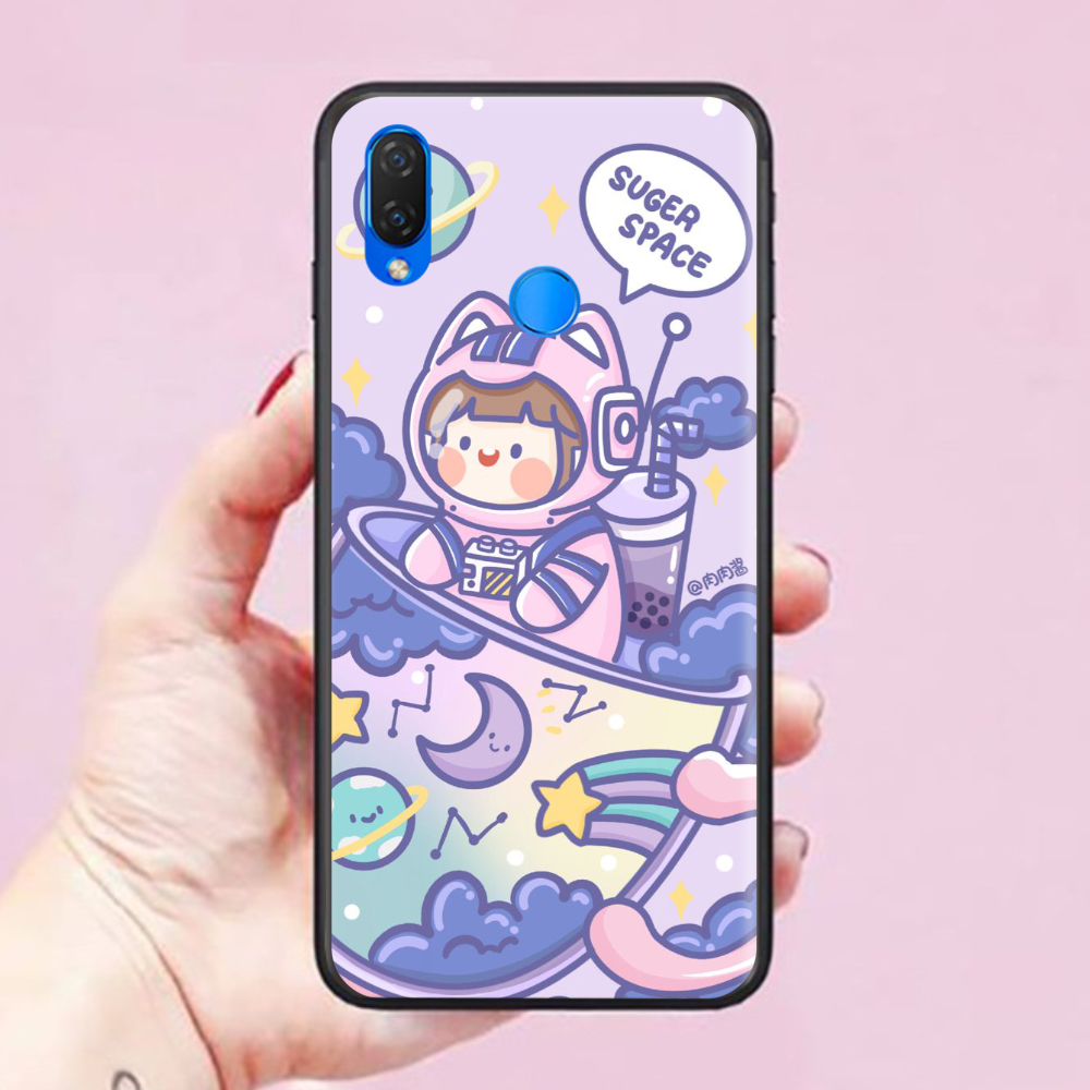 Ốp lưng dành cho điện thoại Huawei Nova 3i Hình Baby Happy