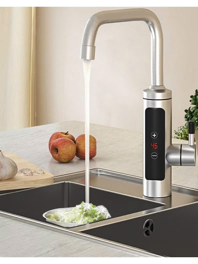 Máy Nước Nóng Tại Vòi – Điều Chỉnh Nhiệt Độ, An Toàn Chống Giật , Thiết Kế Sang Trọng, Bền Bỉ, Dễ Lắp Đặt
