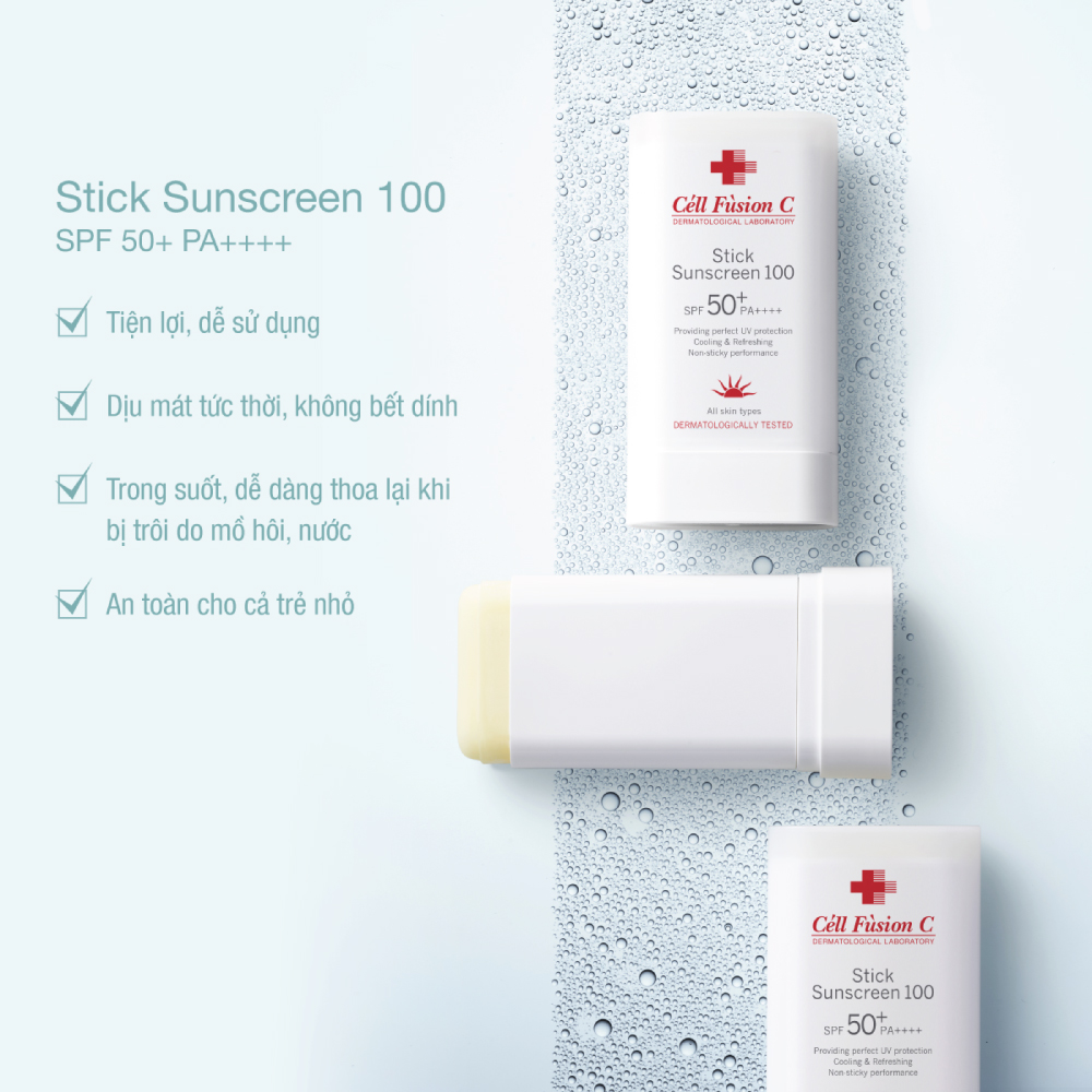 Sáp Chống Nắng Dạng Thỏi Cho Mọi Loại Da Cell Fusion C Stick Sunscreen 100 SPF 50+/PA++++ (19g)