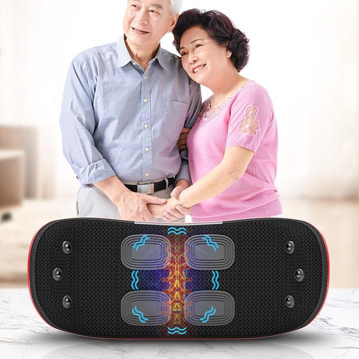 Máy Massage Lưng Eo - Máy Mát Xa Lưng - Hỗ Trợ Cột Sống, Thoát Vị Đĩa Đệm, Massage Nhiệt Độ 45-&gt;65 độ.