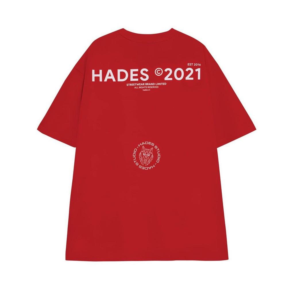 Áo Thun Local Brand Hades Đen Đỏ Nam Nữ Tay Lỡ Oversize Unisex Full Mạc