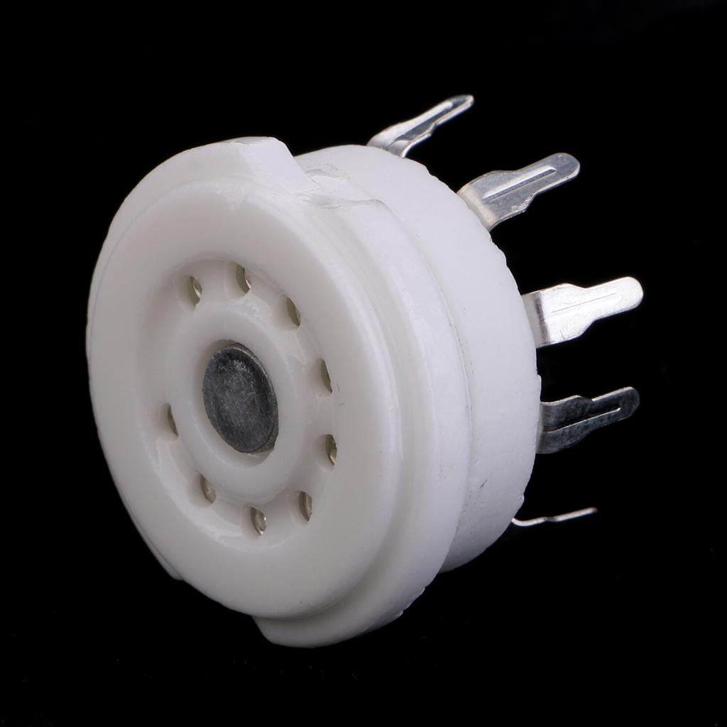 9pin PCB Mounting Vacuum Tube Socket GZC9-Y For 12AX7 12AU7 ECC83 E88CC
