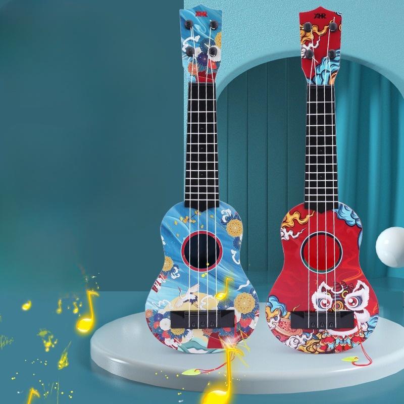 Đàn Ukulele Nhỏ Cho Bé Tập Chơi, Ukulele 38cm Kèm Phụ Kiện