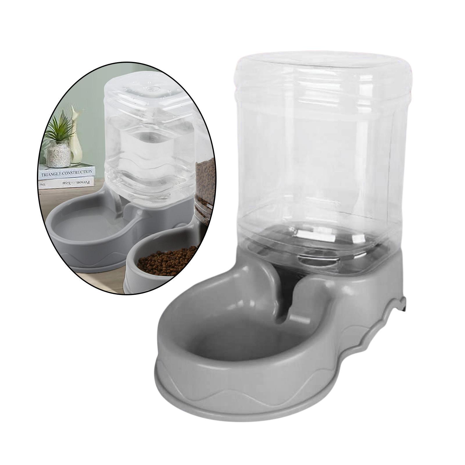 2x Automatic Cat Feeder, Transparent Timed Cat Feeder Only for Dry Food Cat