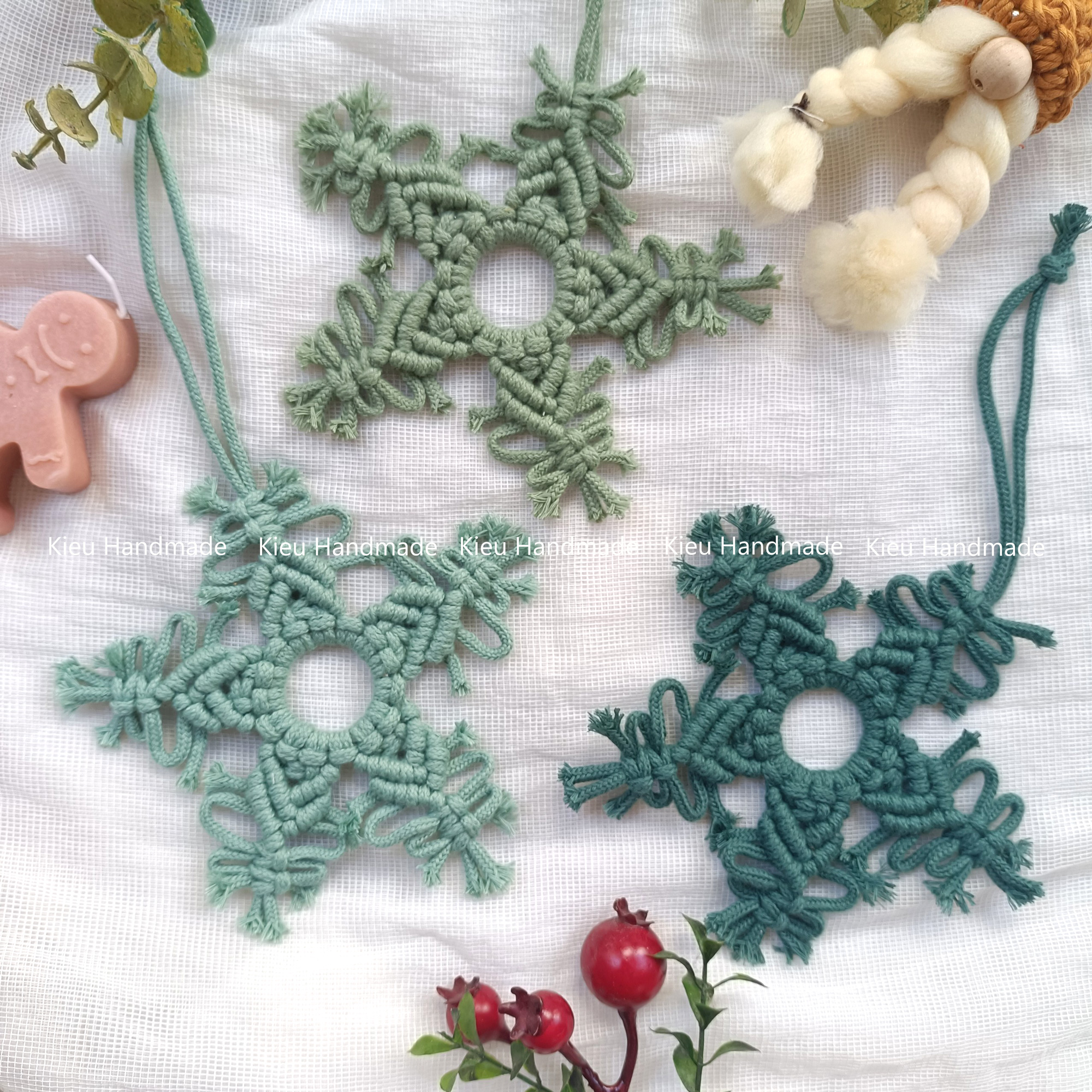 Bó 10 mét dây dệt macrame, sợi dệt 3mm - làm dây đeo điện thoại