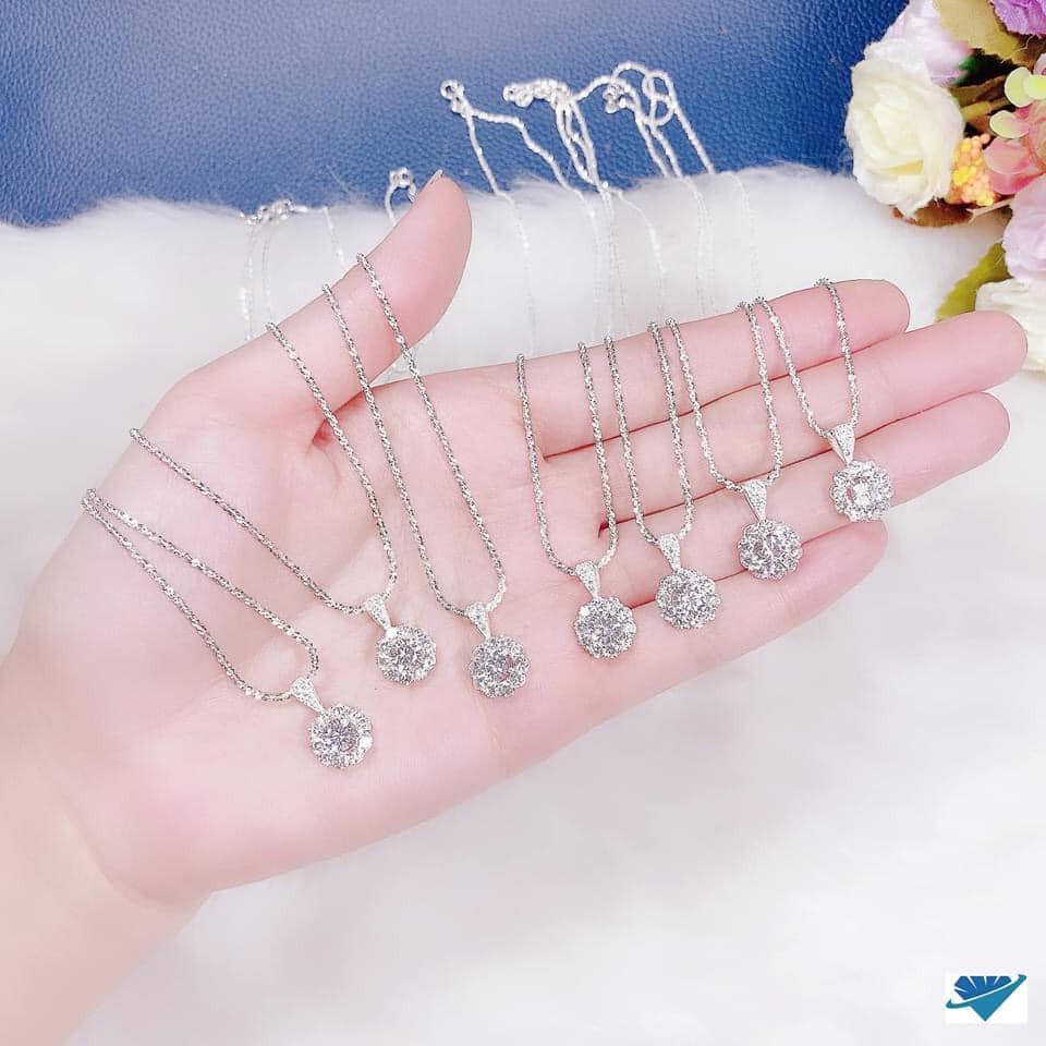 DÂY CHUYỀN NỮ BẠC TA - MẶT HOA XINH XẮN