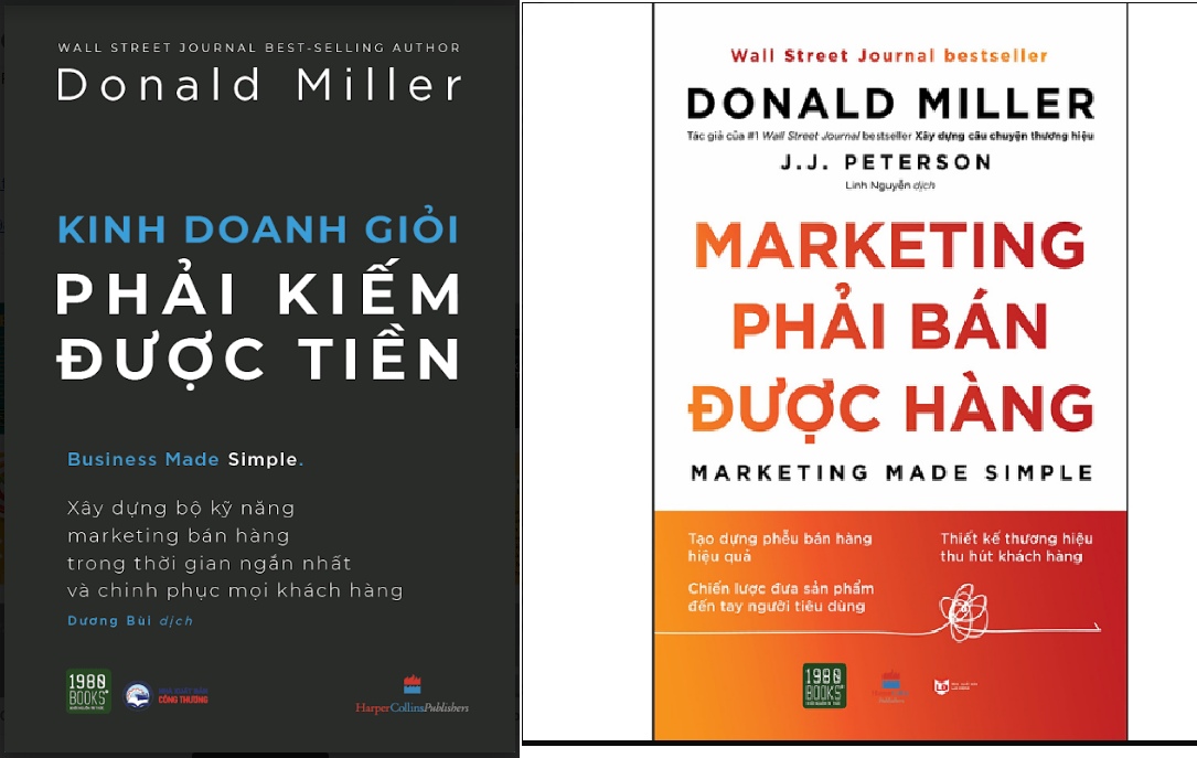 Combo KINH DOANH GIỎI PHẢI KIẾM ĐƯỢC TIỀN   +Marketing Phải Bán Được Hàng