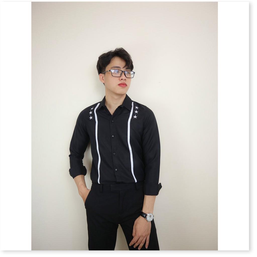 Áo sơ mi in thêu dài tay nam nữ cực đẹp phù hợp phong cách thời thượng MẪU MỚI NHẤT HIỆN NAY