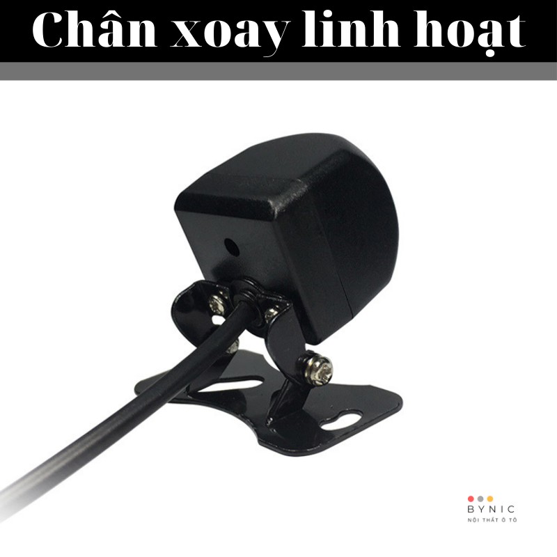 Camera lùi ô tô AHD 720P, chân lắp cánh bướm xoay linh hoạt, hình ảnh siêu nét, dùng cho màn Android