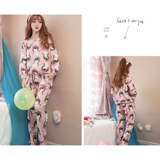 Bộ bầu, kết hợp sau sinh cho con ti dài tay Sz: M-5XL