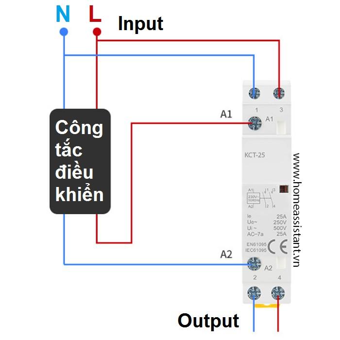 Khởi Động Từ 1 Pha 2P 25A KCT-25