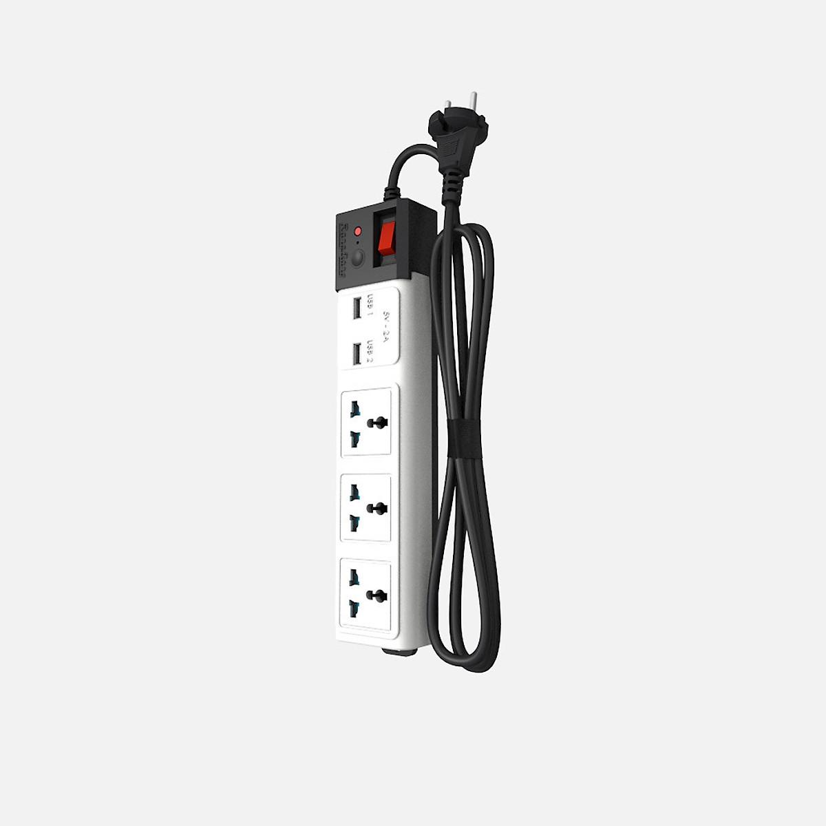 Ổ cắm đa năng USB chống giật 5m Model: OC04.USB 3C/5M/10A